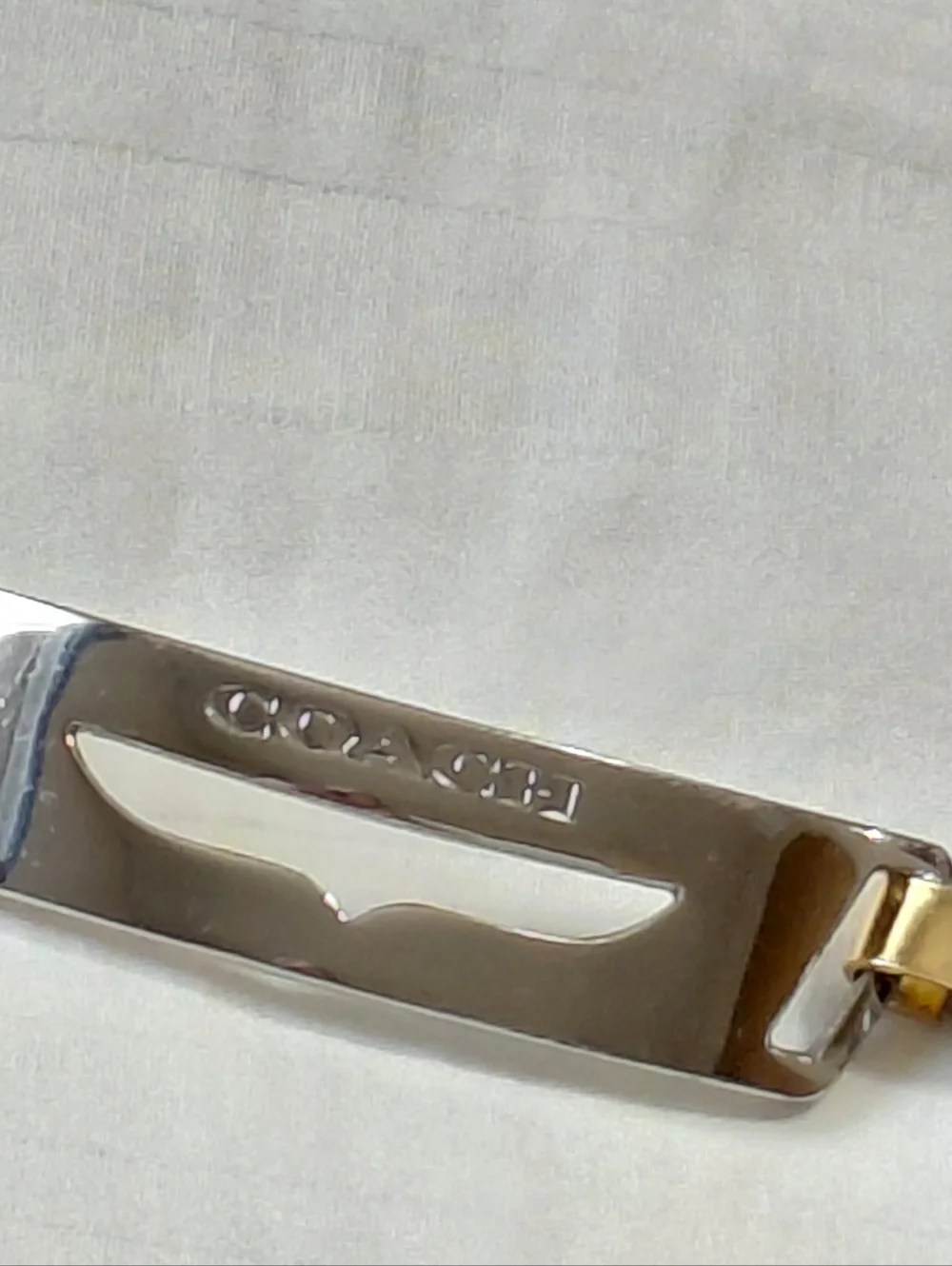 Coach Silver Gold Bracelet - Picture 2 of 4